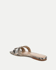 Via Slide Sandal Python Flats - Slide Veronica Beard - Shoes