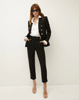 Miller Dickey Jacket Black/ Gold Buttons Jackets - Blazers Veronica Beard
