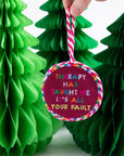 Therapy Needlepoint Ornament Home Decor - Decorative Accents Furbish