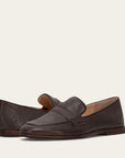 Faith Loafer Dark Brown Flats - Loafer Frye