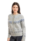 Astrid Cardigan Sweater Multi Blue Grey Sweater - Cardigans Fifteen Twenty