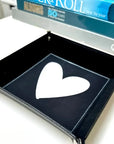 Modern Heart Valet Tray Home Decor - Bowls, Trays & Vases Resinate By KS