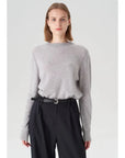 Crewneck Cashmere Sweater Grey Sweater - Crewneck Pissenlit