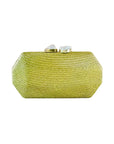 Straw Clutch Matcha
