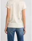 All Over Rodeo Tee Turtle Dove Multi Tops - Tees rag & bone