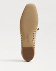 Marcie Bleached Beechwood/ Saddle Flats - Ballet Sam Edelman