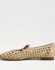Marcie Bleached Beechwood/ Saddle Flats - Ballet Sam Edelman