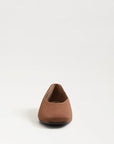 Kasey Square Toe Ballet Flat Terra Toffee Suede Flats - Ballet Sam Edelman