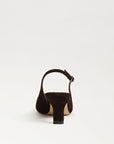 Bianca Sling Back Pump Suede Cafe Nior Sandals - Heeled Sandals Sam Edelman