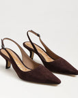 Bianca Sling Back Pump Suede Cafe Nior Sandals - Heeled Sandals Sam Edelman