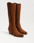 Wyatt Knee High Boot Frontier Brown Suede Knee High Boots Sam Edelman