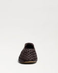 Shira Woven Leather Ballet Flat Dark Brown Flats - Ballet Sam Edelman