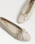 Ruthie Pointed Ballet Flat Modern Ivory Leather Flats - Ballet Sam Edelman
