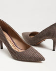 Vienna Pointed Toe Heel Pecan Tweed Sandals - Heeled Sandals Sam Edelman