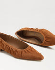 Essex Ballet Flat Suede Honey Bourbon Flats - Ballet Sam Edelman