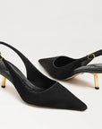 Bianka Gilded Slingback Pump Brahma Hair Black