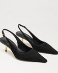 Bianka Gilded Slingback Pump Brahma Hair Black