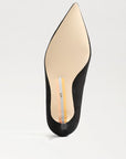 Vienna Pointed Toe Pump Black Suede Pumps - High Sam Edelman