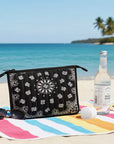 Beau Bandana Pouch Black Cosmetic Haute Shore