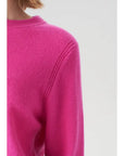 Crewneck Cashmere Sweater Glow Pink Sweater - Crewneck Pissenlit