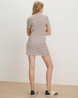 Elvaris Wrap Dress Dove/Raisin
