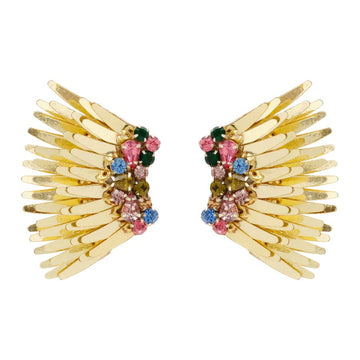 Mega Mini Madeline Earrings Gold Multi Jewelry - Earrings Mignonne Gavigan 