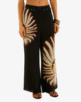 Ammonite Beaded Elastic Pants Black Pants - Trousers Farm Rio