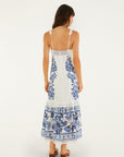 Beautiful Nature Eyelet Midi Dress Off White Dresses - Midi Farm Rio