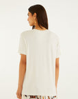 Equestrian Slim Tee Off White Tops - Tees Farm Rio