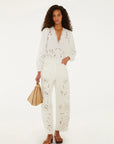 Richilieur Long Sleeve Blouse Off White Tops - Blouses Farm Rio