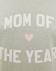 Mom of the Year Tee Light Sage/Pale Pink Tops - Tees Favorite Daughter