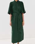 Dani Dress Alpine Green Dresses - Midi Figue