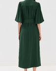 Dani Dress Alpine Green Dresses - Midi Figue