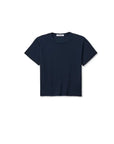 Fitz Tee Navy Tops - Tees perfectwhitetee