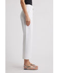 The Modern Pocket Wide White Denim - Flare & Wide Leg Frame