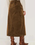 Graciela Skirt Chestnut Skirts - Midi Rails
