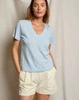 Hendrix Tee Powder Blue Tops - Tees perfectwhitetee