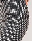 Auray Black Gingham Pants - Trousers Rails