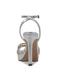 Beverlee Platform Sandal Metallic Silver and Gold Sandals - Heeled Sandals Veronica Beard - Shoes