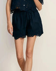 Vilvaldi Short With Embroidery Navy Shorts Veronica Beard
