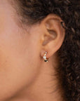 Bea 1/2" Hoops Two Tone Earrings Jennifer Zeuner
