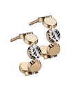 Bea 1/2" Hoops Two Tone Earrings Jennifer Zeuner