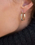 Bea 1" Hoops Gold PB Earrings Jennifer Zeuner