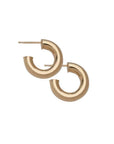 Lou 3/4" Hoops Gold PB Earrings Jennifer Zeuner