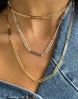 Zadie 20" Necklace Silver Necklaces Jennifer Zeuner