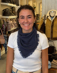 Distressed Triangle Scarf Atlantic Deep Scarves Jumper 1234