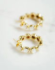 Mini Rory Hoop Earrings MOP Earrings Laura Foote Designs