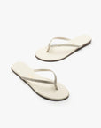 Infinity Lily Cream Sandals - Flip Flops Tkees