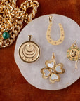 Lucky Original Pendant Coin 18" Grande Rolo Necklaces Jane Win