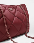 Medium Frankie Tote Claret